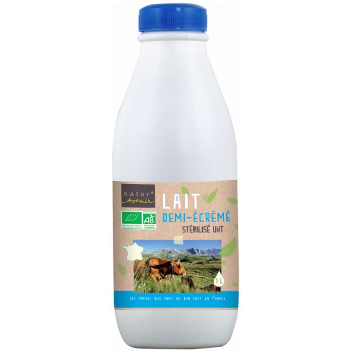 Lait De Vache Demi Cr M Uht Brique De L Natur Avenir Belvibio