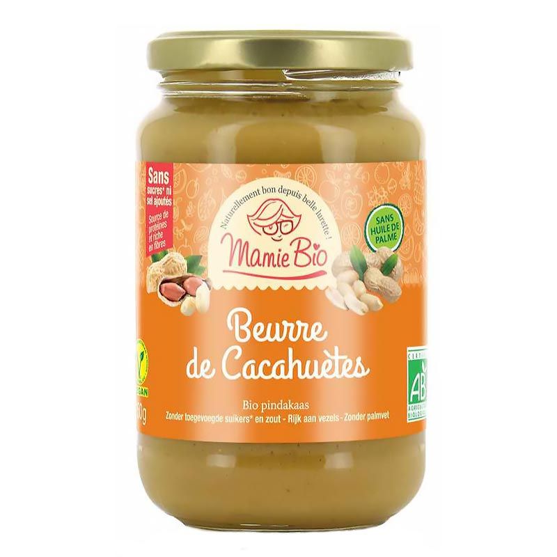 Beurre de cacahuète bio 350g Mamie Bio Belvibio