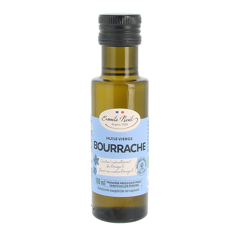 Huile vierge de bourrache bio 10cl Émile Noël Belvibio