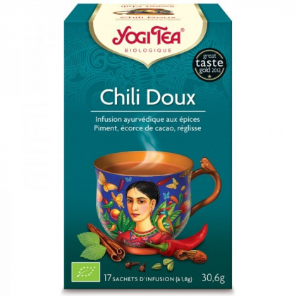 Infusion Aux Epices Chili Doux Bio 17 Sachets 1,8g YOGI TEA