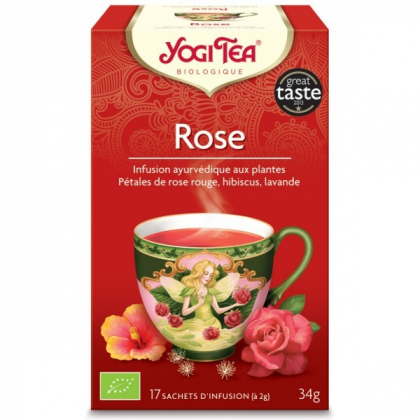 Infusion Aux Plantes Rose Bio 17 Sachets 2g YOGI TEA