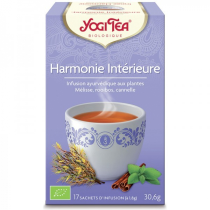 Infusion Aux Plantes Harmonie Intérieur Bio 17 Sachets 1,8g YOGI TEA