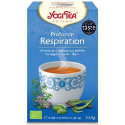 Infusion Aux Plantes Profonde Respiration Bio 17 Sachets 1,8g YOGI TEA