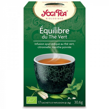 Thé Vert Équilibre du Thé Vert Bio 17 Sachets 1,8g YOGI TEA