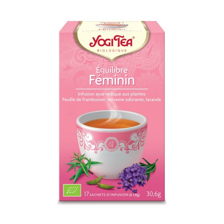 Infusion Équilibre Féminin Bio 17 Sachets 1,8g YOGI TEA