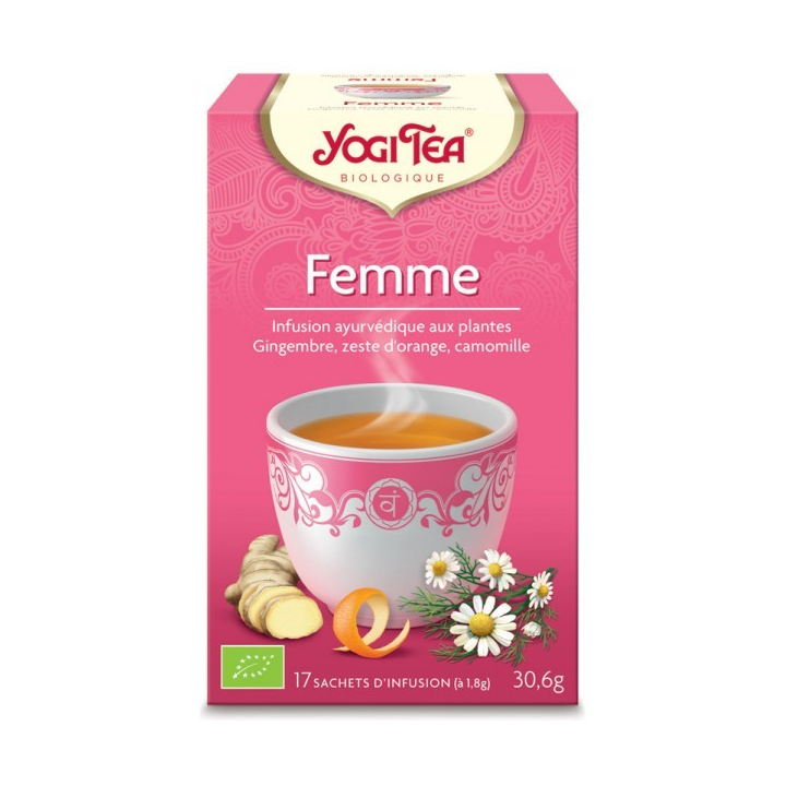 Infusion Femme Bio 17 Sachets 1,8g YOGI TEA