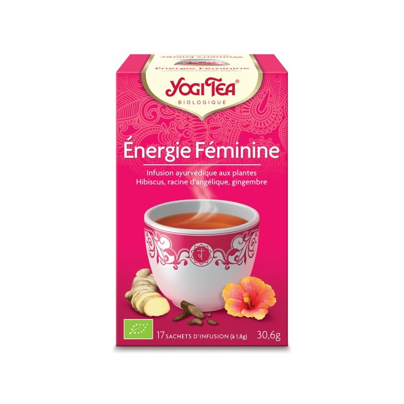 Yogi Tea Énergie Féminine Bio 17 Sachets Infusion