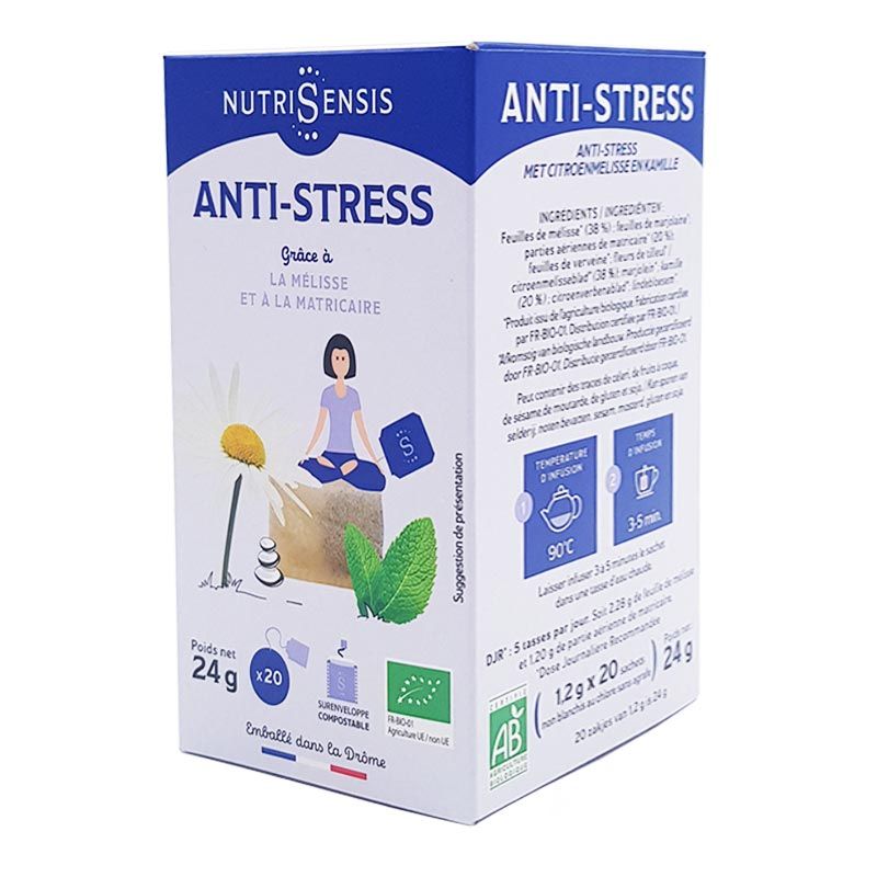 Infusion bio Anti-stress - 20 sachets - BELVIBIO