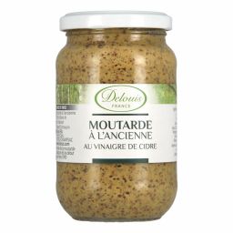 Moutarde à l'ancienne au vinaigre de cidre bio - 350g