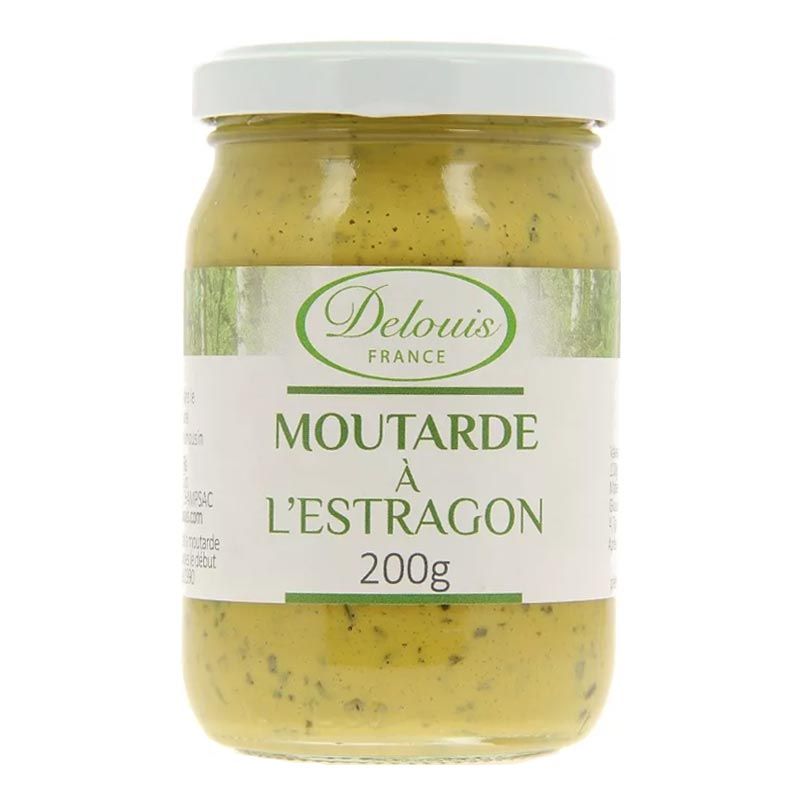 Moutarde forte de Dijon bio à l'estragon - 200g