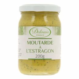 Moutarde forte de Dijon bio à l'estragon - 200g