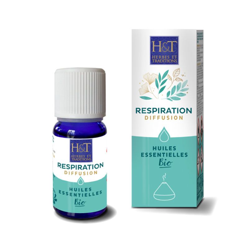 Synergie D'huiles Essentielles Bio - Respiration - 10ml | Herbes Et ...