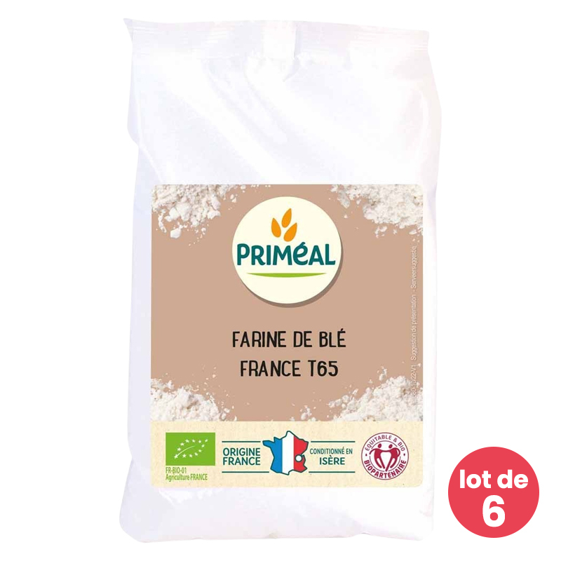 Farine de blé T65 Origine Bretagne - 1 kg