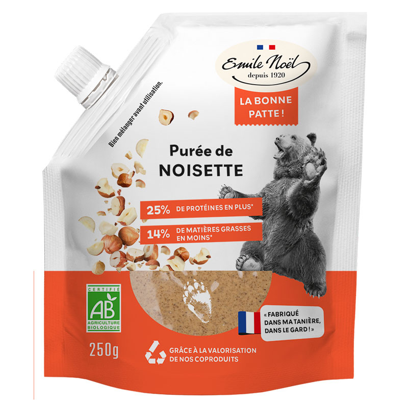 Purée de noisettes bio - Doypack de 250g