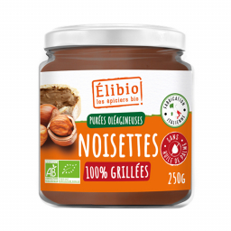 Purée de noisettes grillées bio - 250g