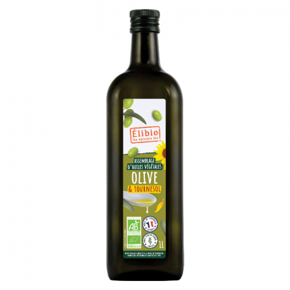 Huile d'olive vierge et tournesol désodorisée - 1L
