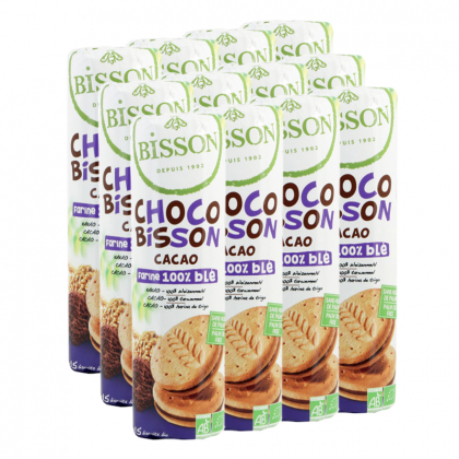 Biscuits Choco Bisson cacao et blé - Lot de 12x300g