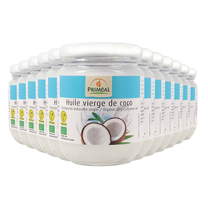 Huile vierge de coco - Lot de 12x200ml