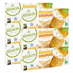 Biscuits petit déjeuner - Avoine gourmand - Lot de 6x133g