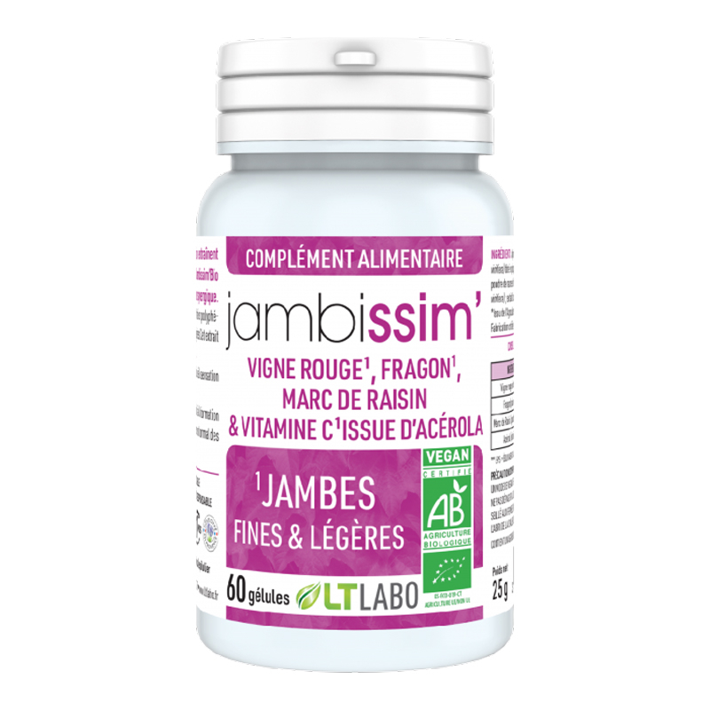 Jambissim' bio - Jambes lourdes - 60 gélules