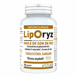 Liporyz - Régulation du cholestérol - 180 capsules