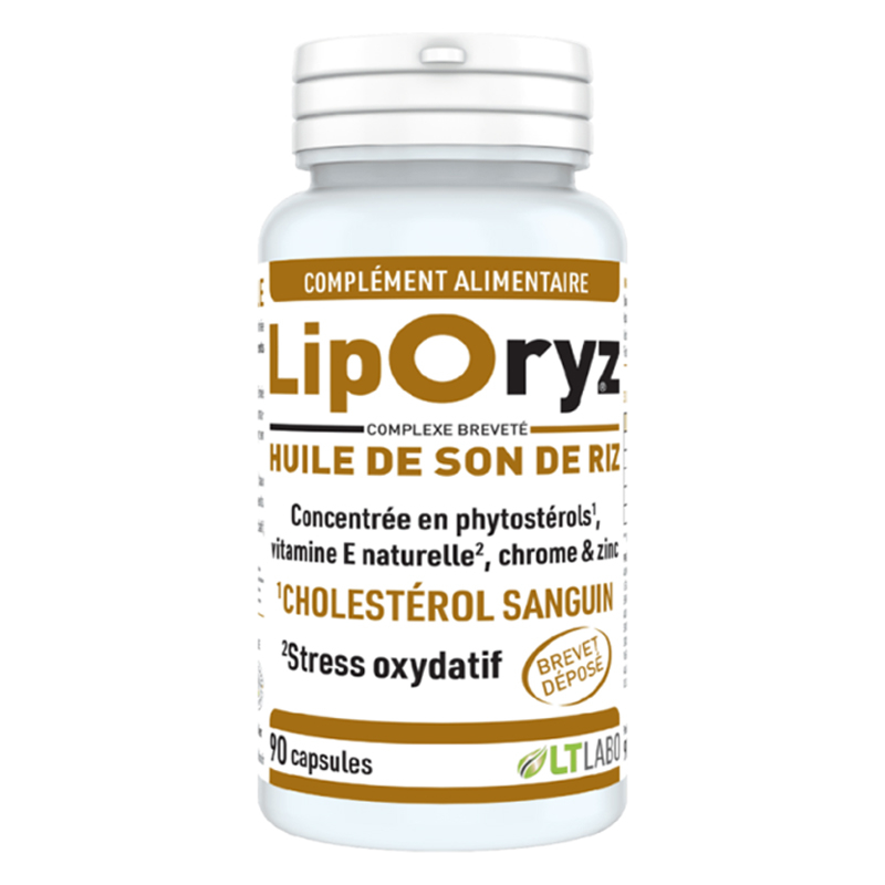 Liporyz - Régulation du cholestérol - 90 capsules