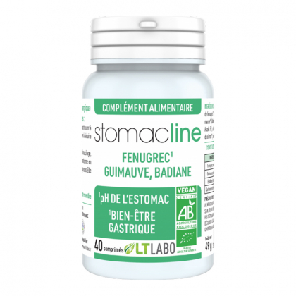 Stomacline bio - Bien-être gastrique - 40 comprimés