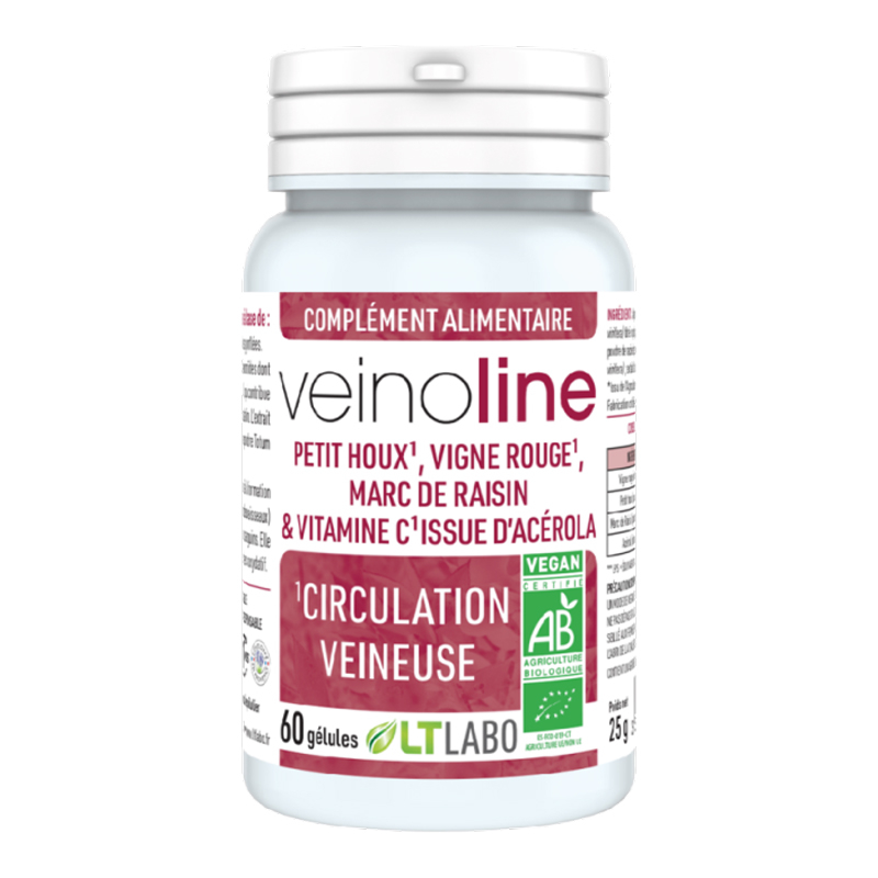 Veinoline bio - Circulation veineuse - 60 gélules