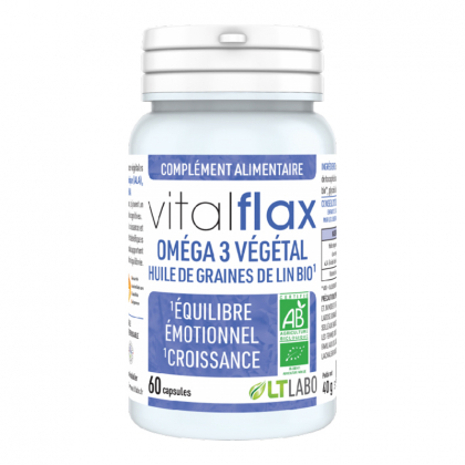 Vitalflax bio - Équilibre émotionnel - 60 capsules
