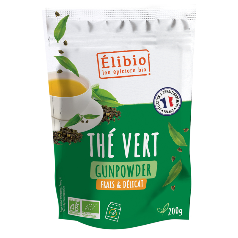 Thé vert Gunpowder bio - 200g