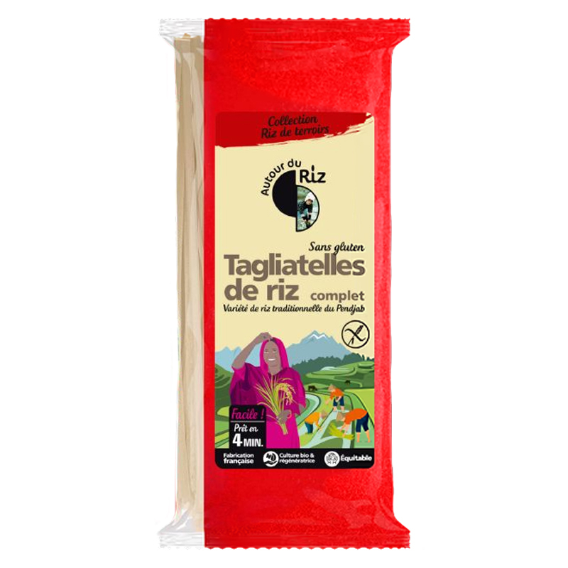 Tagliatelles thaïes de riz complet - 400g