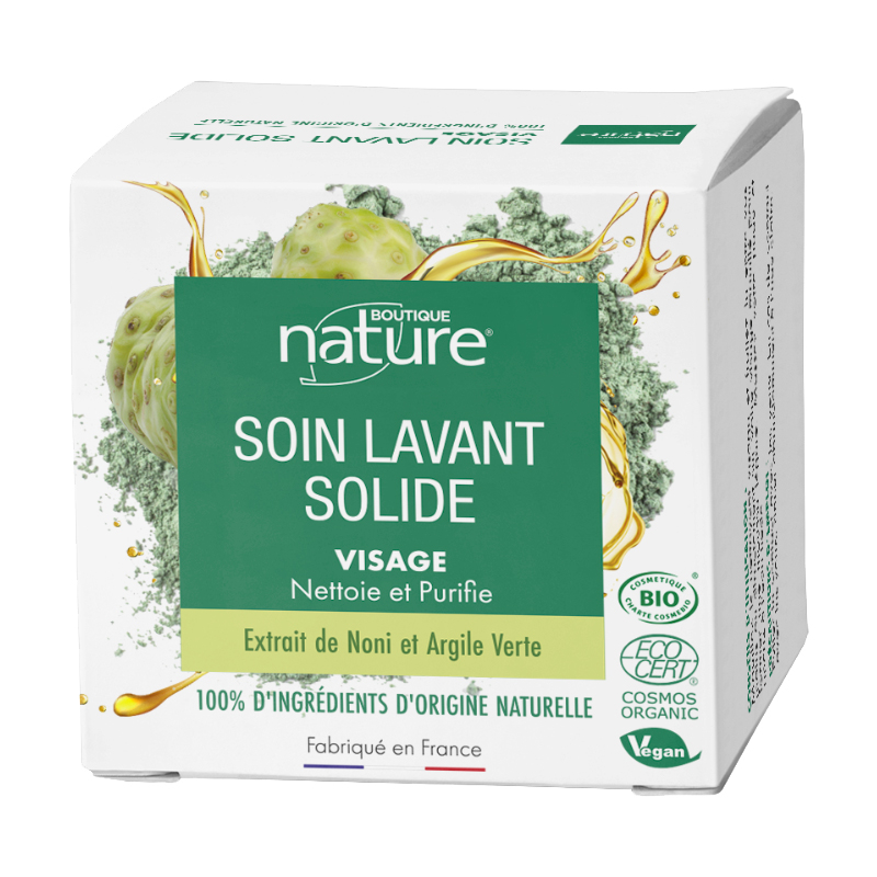 Soin lavant purifiant solide bio - 80ml