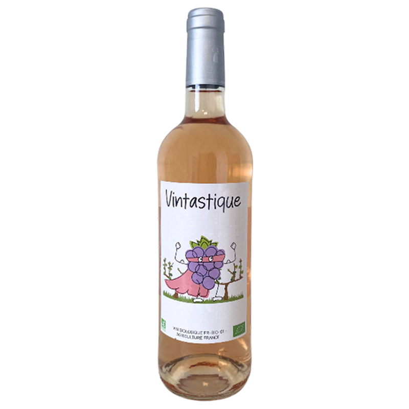 Vintastique - Vin de France rosé bio - 75cl