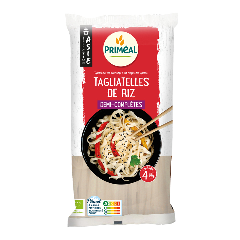 Tagliatelles thaïes de riz 1/2 complet - 400g