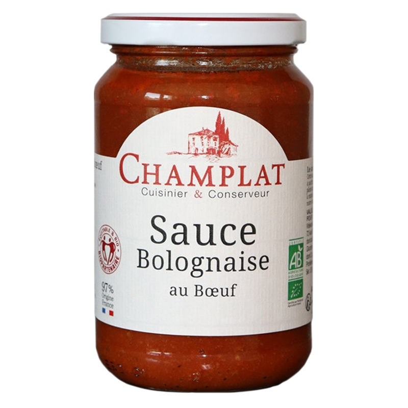 Sauce bolognaise bio au boeuf - 340g