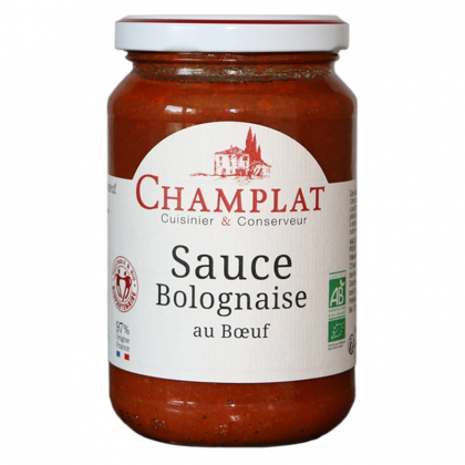 Sauce bolognaise bio au boeuf - 340g