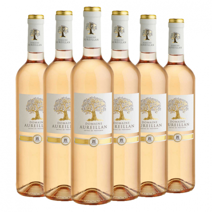 Domaine Aureillan rosé - AOP Côte de Provence bio - Carton de 6 bouteilles