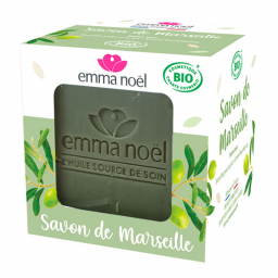 Savon de Marseille vert certifié Cosmébio - 600g