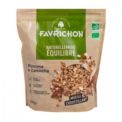 Muesli croustillant pomme cannelle - 500g