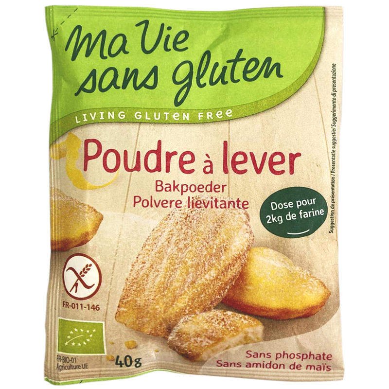 Poudre à lever sans gluten - 40g