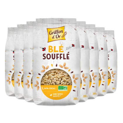 Blé soufflé - Lot de 8x200g