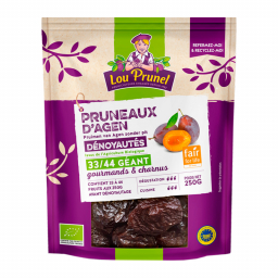 Pruneaux d'Agen dénoyautés bio gros - 250g