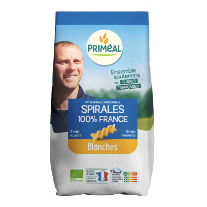 Spirales blanches 100% France - 500g