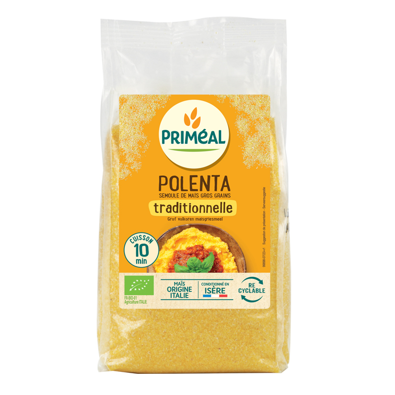 Polenta traditionnelle bio - 500g