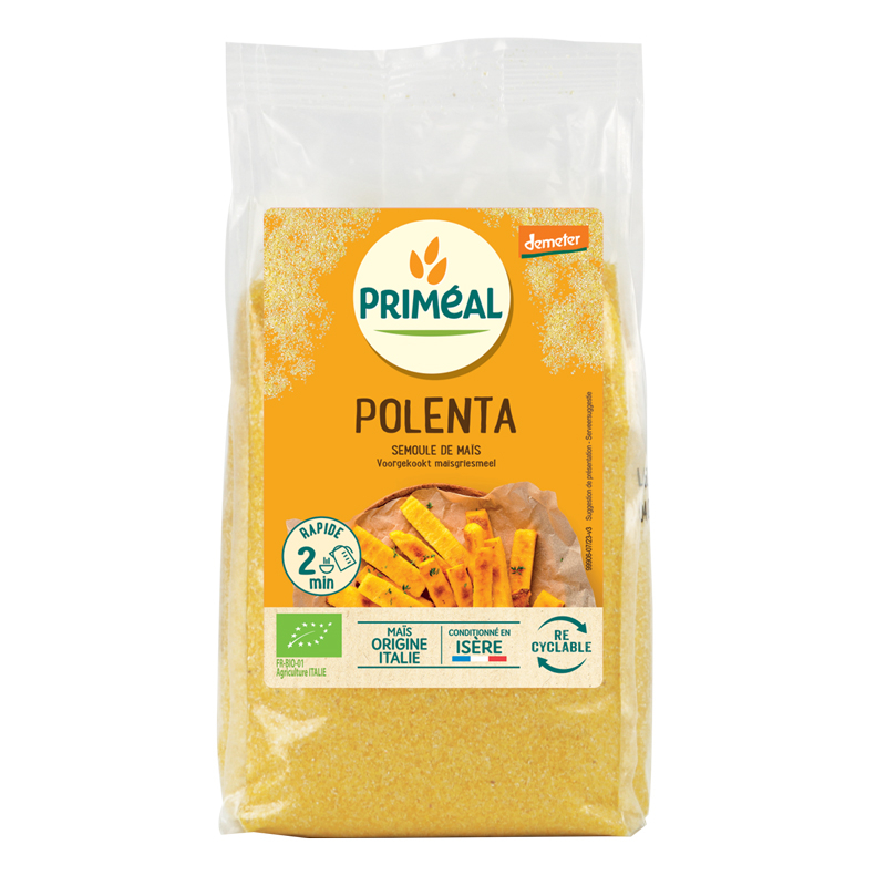 Polenta express - Semoule de maïs précuite - 500g