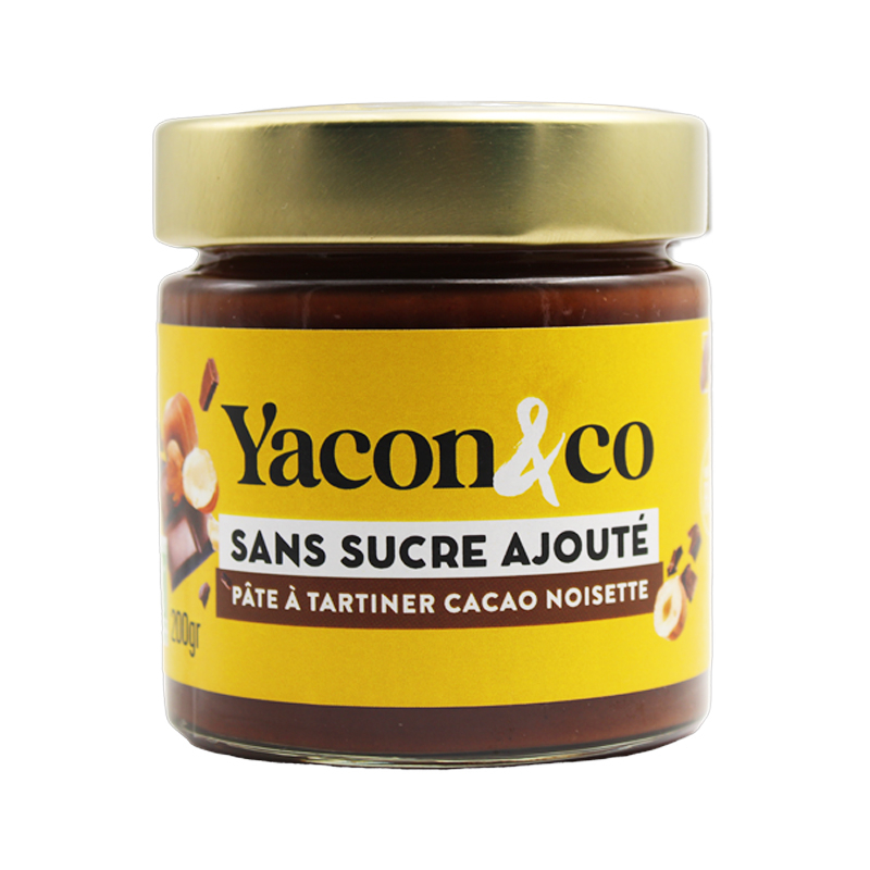 Pâte à tartiner chocolat noisette, sans sucre ajouté - 200g