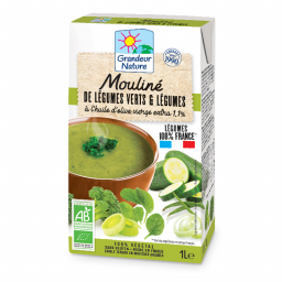 Mouliné du potager bio, légumes verts français - 1L