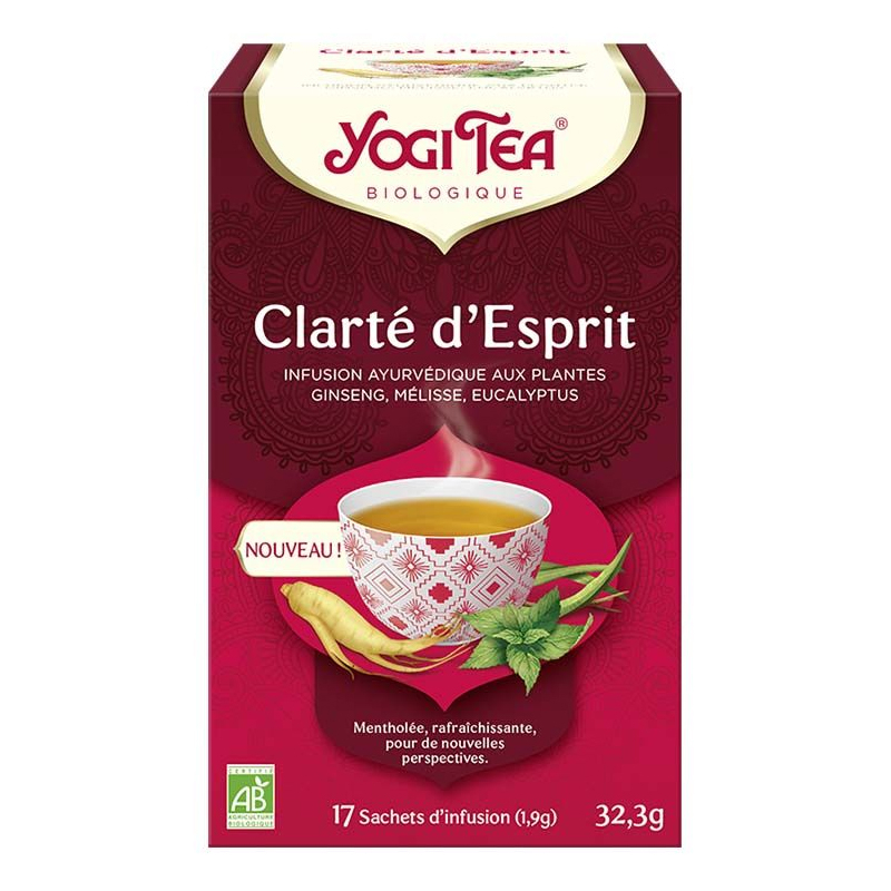 Infusion ayurvédique aux plantes bio - Clarté d'esprit - 17 infusettes