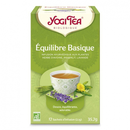 Infusion ayurvédique aux plantes bio - Équilibre basique - 17 infusettes