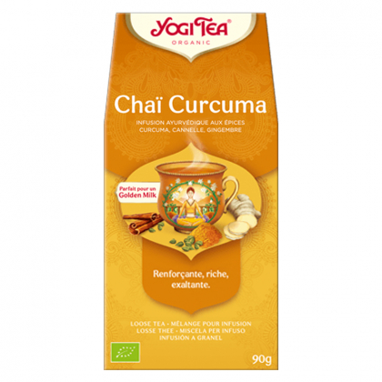 Infusions ayurvédique aux épices bio - Chaï curcuma - 90g